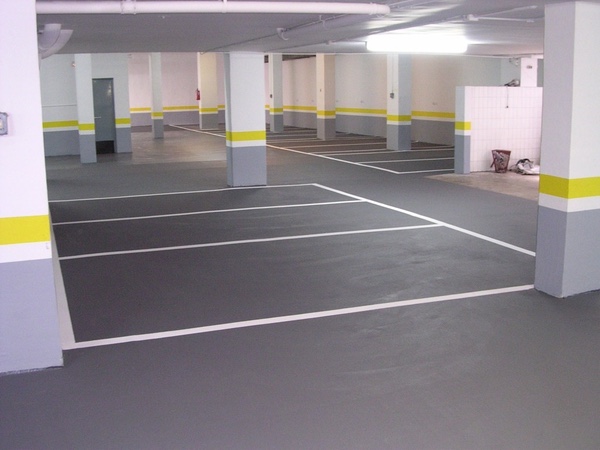 Pavimento adecuado para un parking
